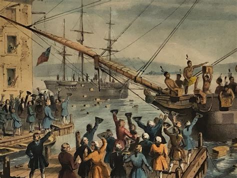 the boston tea party did not occur due to figgerits